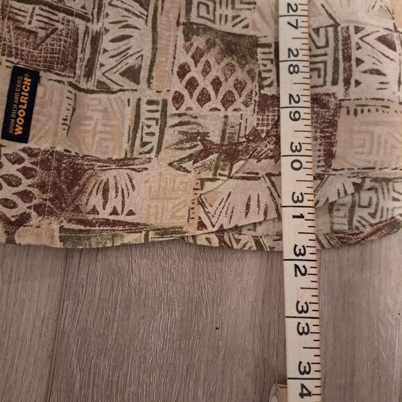 Woolrich John Rich & Bros Men's Vintage 80s Button Up Shirt Fish Size XL - Picture 10 of 10